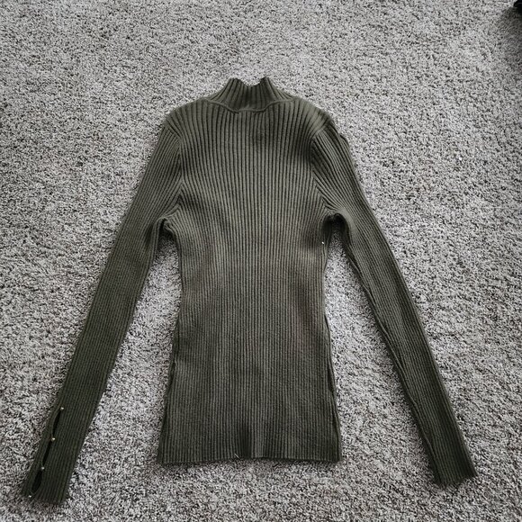 Belladini Bodycon Ribbed Sweater with Openings - Picture 2 of 8